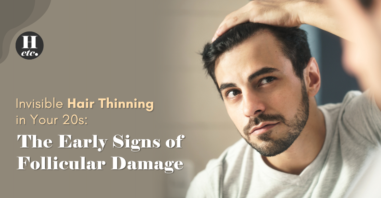 Invisible Hair Thinning in Your 20s The Early Signs of Follicular Damage