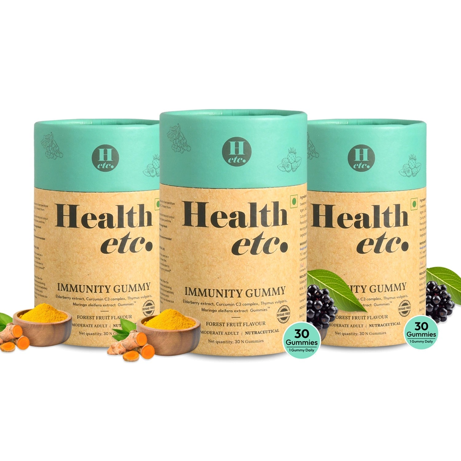Immunity gummy pack of 3 healthetc